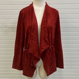 Skies Are Blue Deep Red Women's Blazer
